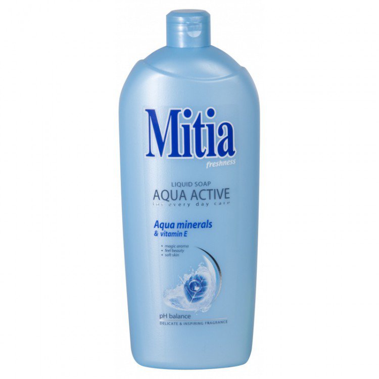 Mitia 1l tek.mýdlo Aqua NN | Toaletní mycí prostředky - Tekutá mýdla Mitia 1l tek.mýdlo Aqua NN | Toaletní mycí prostředky - Tekutá mýdla